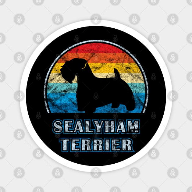 Sealyham Terrier Vintage Design Dog Magnet by millersye